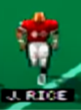 (Pixelated football player)